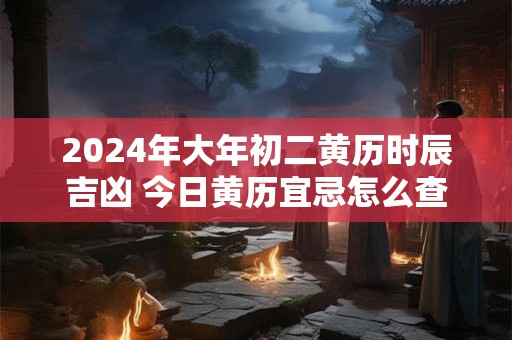 2024年大年初二黄历时辰吉凶 今日黄历宜忌怎么查询