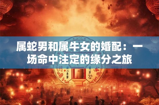 属蛇男和属牛女的婚配：一场命中注定的缘分之旅