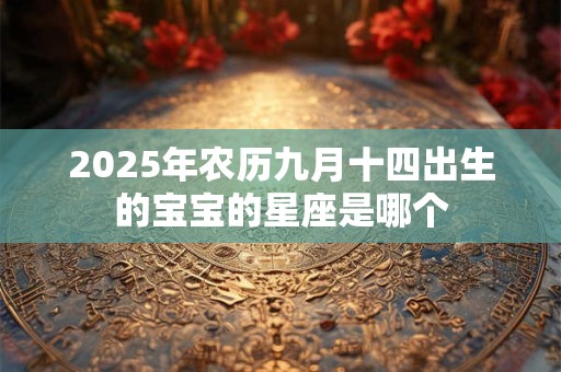2025年农历九月十四出生的宝宝的星座是哪个