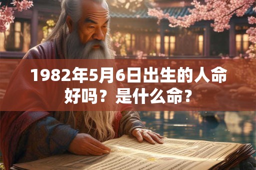 1982年5月6日出生的人命好吗？是什么命？