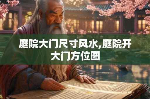 庭院大门尺寸风水,庭院开大门方位图