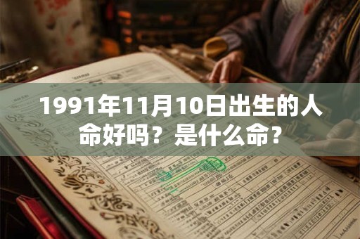 1991年11月10日出生的人命好吗？是什么命？