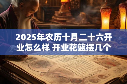 2026年农历十月二十六开业怎么样 开业花篮摆几个 2026年农历十月二十六开业怎么样 开业花篮摆几个