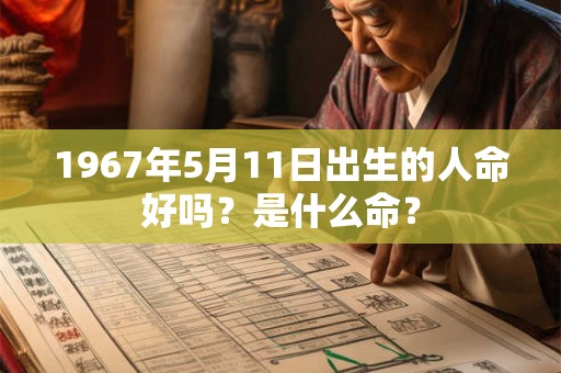 1967年5月11日出生的人命好吗？是什么命？