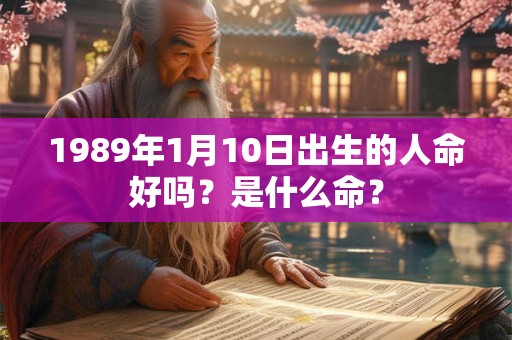 1989年1月10日出生的人命好吗？是什么命？