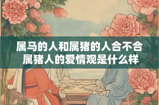 属马的人和属猪的人合不合 属猪人的爱情观是什么样