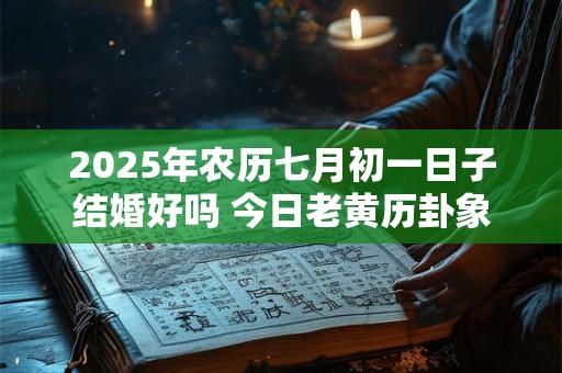 2025年农历七月初一日子结婚好吗 今日老黄历卦象