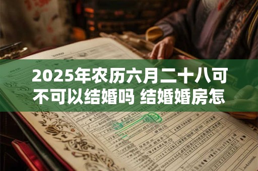 2025年农历六月二十八可不可以结婚吗 结婚婚房怎么布置