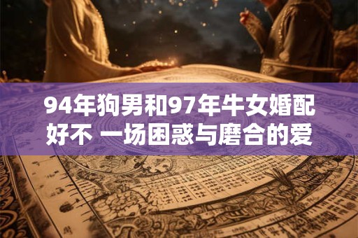 94年狗男和97年牛女婚配好不 一场困惑与磨合的爱情旅程