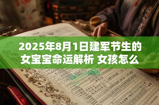 2025年8月1日建军节生的女宝宝命运解析 女孩怎么八字取名