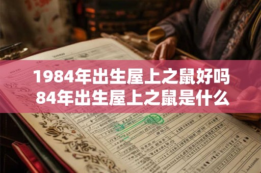 1984年出生屋上之鼠好吗 84年出生屋上之鼠是什么命