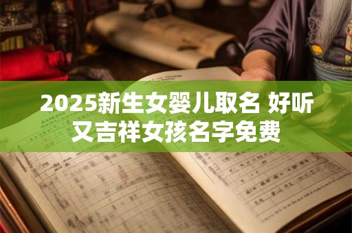 2025新生女婴儿取名 好听又吉祥女孩名字免费