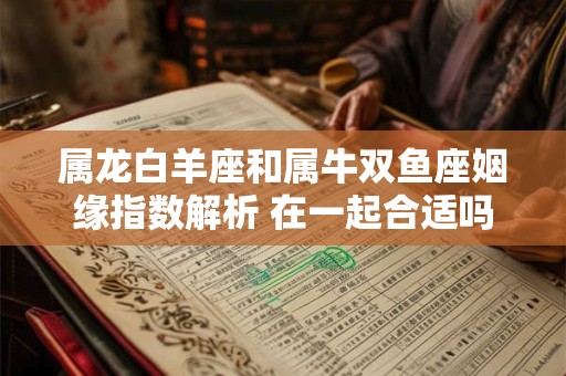 属龙白羊座和属牛双鱼座姻缘指数解析 在一起合适吗