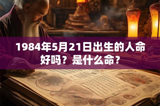 1984年5月21日出生的人命好吗？是什么命？