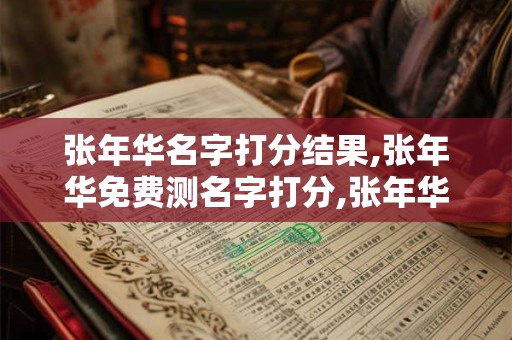 张年华名字打分结果,张年华免费测名字打分,张年华周易免费测名字打分