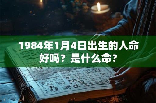 1984年1月4日出生的人命好吗？是什么命？