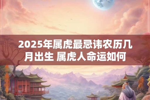 2025年属虎最忌讳农历几月出生 属虎人命运如何