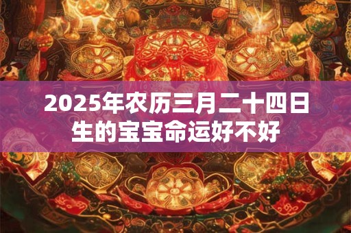 2026年农历三月二十四日生的宝宝命运好不好 2026年农历三月二十四日生的宝宝命运好不好