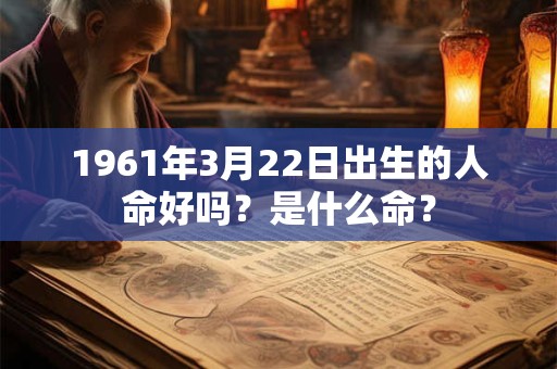 1961年3月22日出生的人命好吗？是什么命？