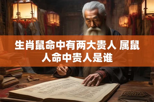 生肖鼠命中有两大贵人 属鼠人命中贵人是谁