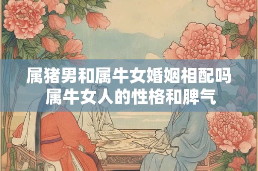 属猪男和属牛女婚姻相配吗 属牛女人的性格和脾气