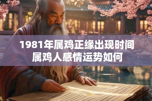 1981年属鸡正缘出现时间 属鸡人感情运势如何