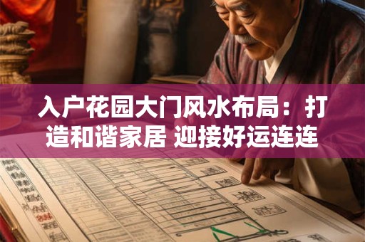 入户花园大门风水布局：打造和谐家居 迎接好运连连！