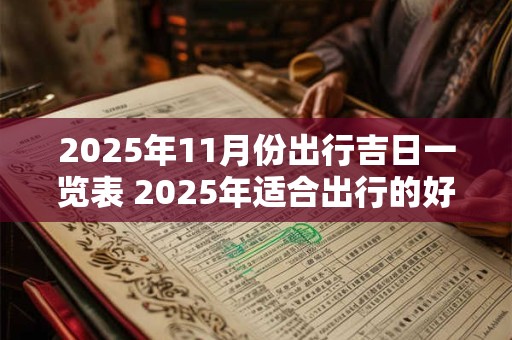 2025年11月份出行吉日一览表 2025年适合出行的好日子