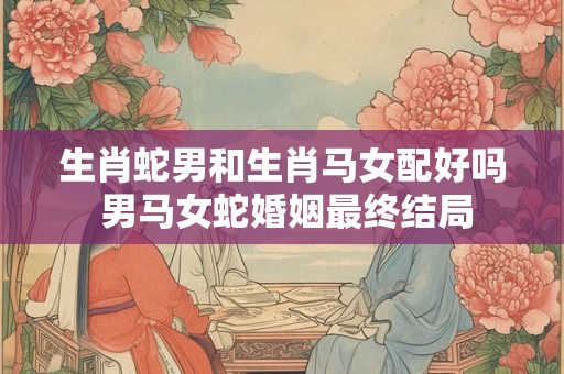 生肖蛇男和生肖马女配好吗 男马女蛇婚姻最终结局