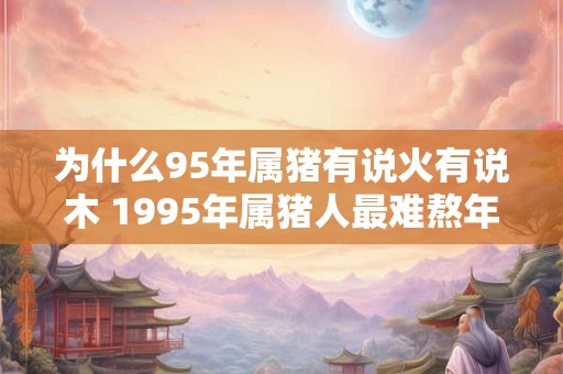 为什么95年属猪有说火有说木 1995年属猪人最难熬年龄