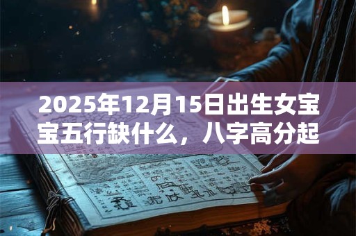 2025年12月15日出生女宝宝五行缺什么，八字高分起名字