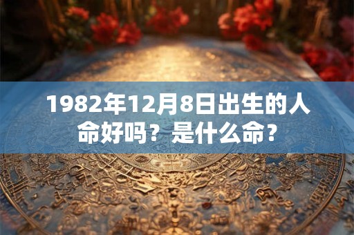 1982年12月8日出生的人命好吗？是什么命？