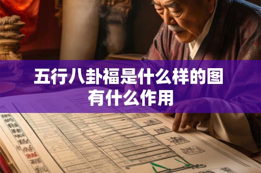 五行八卦福是什么样的图 有什么作用