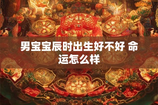男宝宝辰时出生好不好 命运怎么样