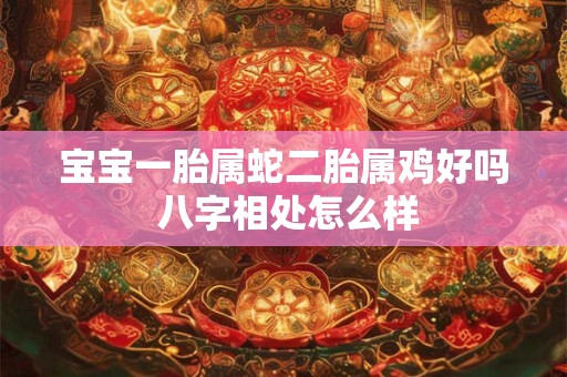 宝宝一胎属蛇二胎属鸡好吗 八字相处怎么样