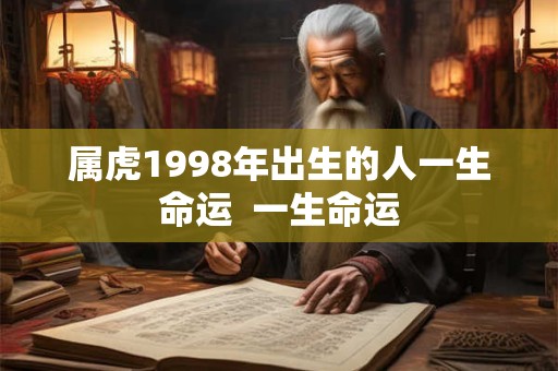 属虎1998年出生的人一生命运  一生命运