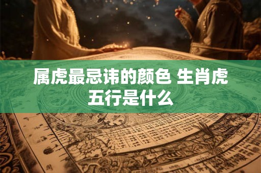 属虎最忌讳的颜色 生肖虎五行是什么