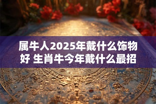 属牛人2025年戴什么饰物好 生肖牛今年戴什么最招财