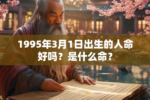 1995年3月1日出生的人命好吗？是什么命？