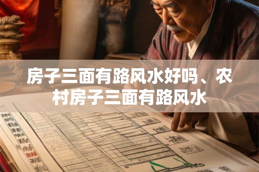 房子三面有路风水好吗、农村房子三面有路风水