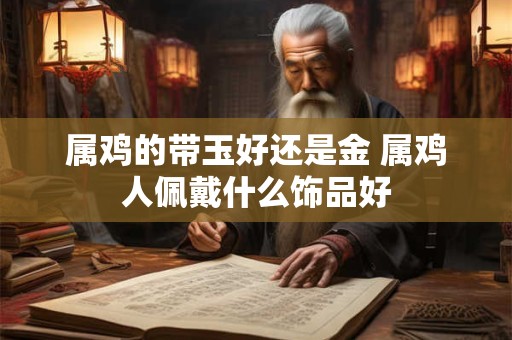 属鸡的带玉好还是金 属鸡人佩戴什么饰品好