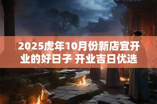 2025虎年10月份新店宜开业的好日子 开业吉日优选