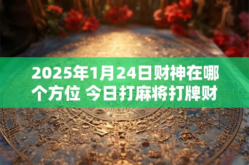2025年1月24日财神在哪个方位 今日打麻将打牌财神方位！