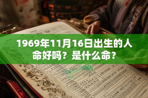 1969年11月16日出生的人命好吗？是什么命？