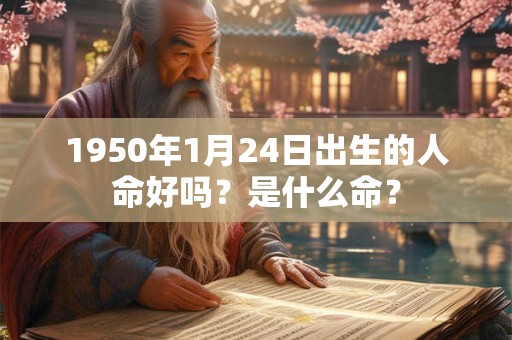 1950年1月24日出生的人命好吗？是什么命？