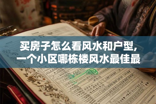 买房子怎么看风水和户型,一个小区哪栋楼风水最佳最旺