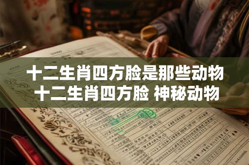 十二生肖四方脸是那些动物 十二生肖四方脸 神秘动物揭秘！