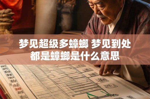 详细阅读:梦见超级多蟑螂 梦见到处都是蟑螂是什么意思 梦见超级多蟑螂 梦见到处都是蟑螂是什么意思