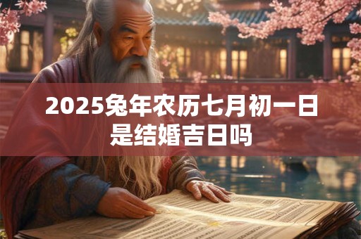 2025兔年农历七月初一日是结婚吉日吗 2025兔年农历七月初一日是结婚吉日吗