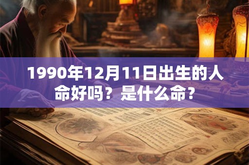 1990年12月11日出生的人命好吗？是什么命？